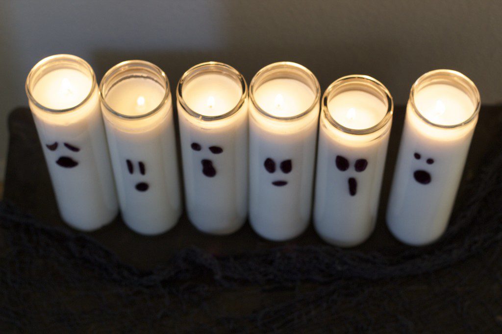Ghost Candles Halloween