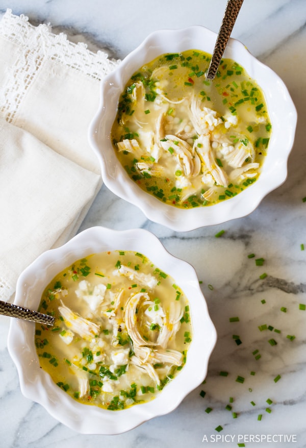 Greek Lemon Chicken Soup