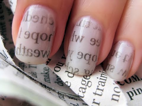 Newspaper Nails