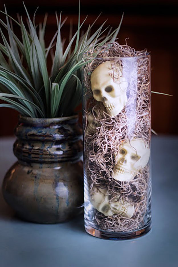 Vase of Skulls for Halloween