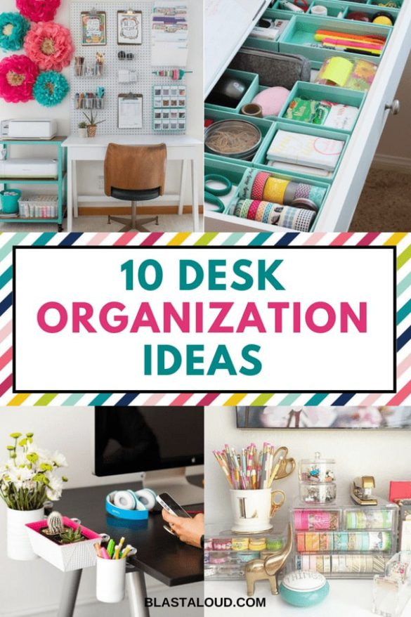 DIY Desk Organization Ideas