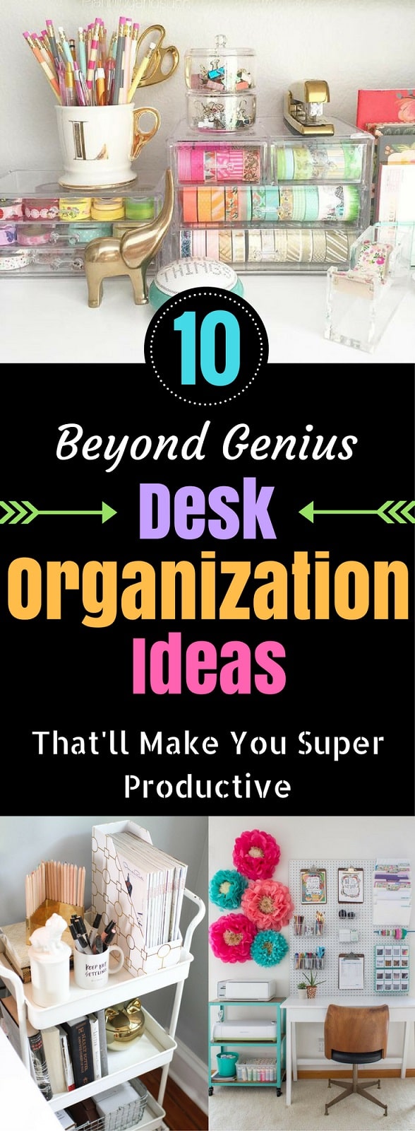 DIY Desk Organization Ideas