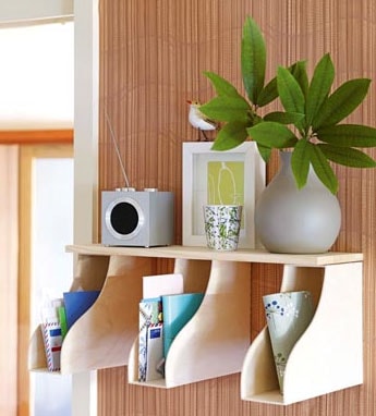 Magazine Holder Desk Organization Ideas