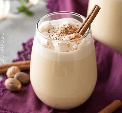 5 Minute Homemade Blender Eggnog