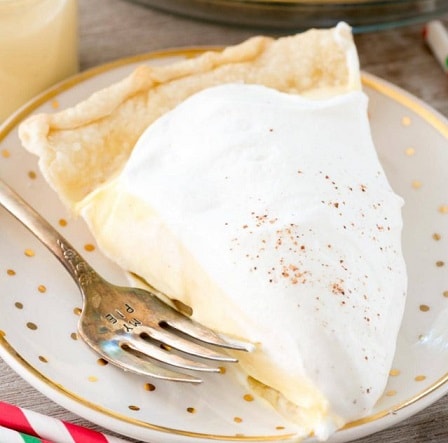 Eggnog Pie