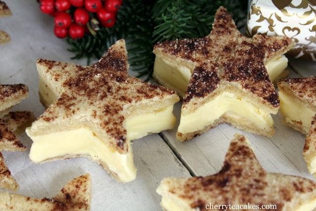 Eggnog & Snickerdoodle Ice Cream Sandwiches