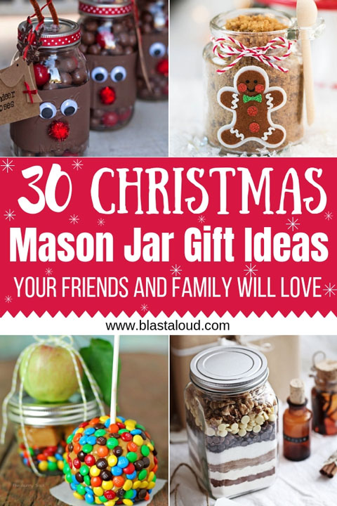 Mason jar gifts for Christmas