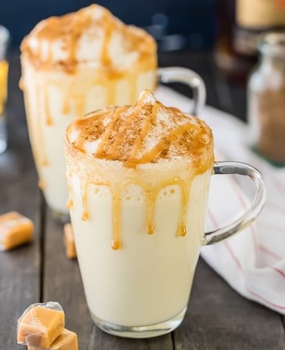 Salted Caramel Eggnog