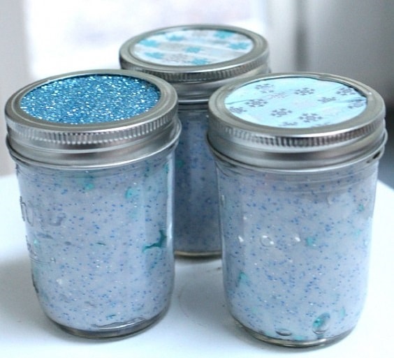 Snow Slime in a Jar