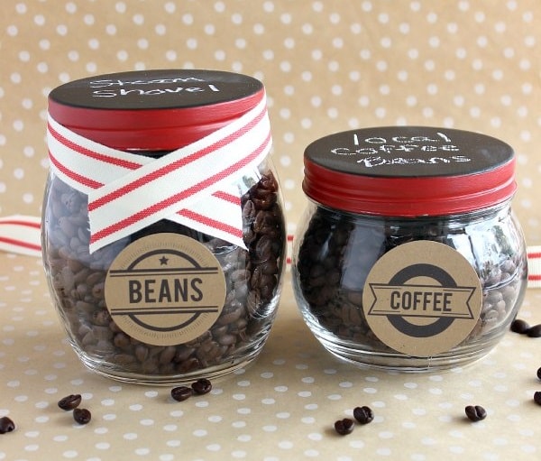 Coffee Beans in a Jar Gift