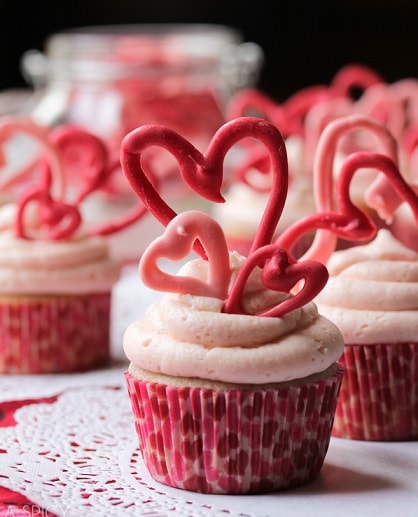 Cherry Buttermilk Cupcakes