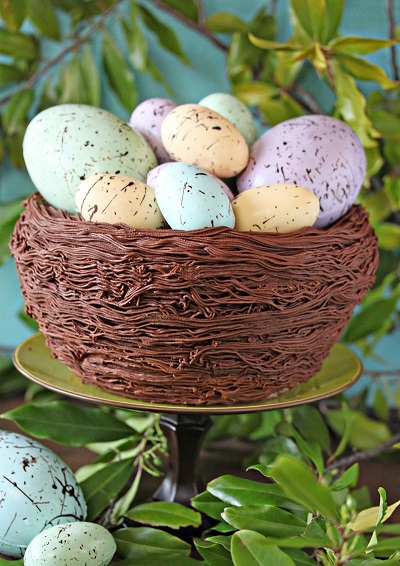 Easy Easter Desserts Recipes: Easter Nest Cake