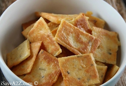 Low Carb Keto Snacks On The Go: Low Carb Cheese Crackers Recipe