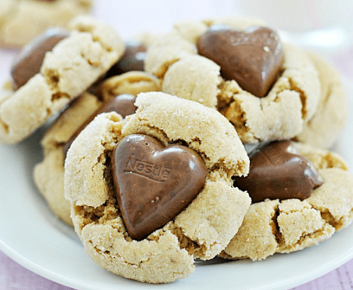 Peanut Butterfinger Blossoms