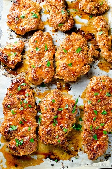 Paleo Recipes For Beginners: Sweet and Spicy Paleo Chicken Fingers