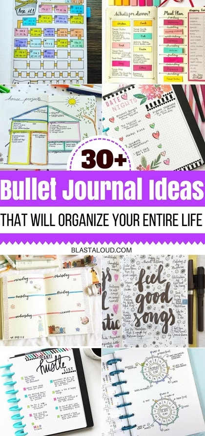 Calling all bullet journal lovers! You need these bullet journal ideas in your life, trust me! Awesome bullet journal spreads, ideas and trackers! #bulletjournal #bulletjournalideas #bulletjournalspreads