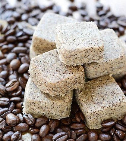 Homemade Soap Recipes: Coffee Sugar Scrub Cubes