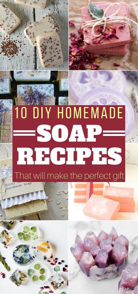 An amazing collection of easy DIY Homemade Soap Recipes. If you love making homemade soap, you will love these! #soap #homemadesoap #diysoap #handmadesoap #naturalsoap #diy
