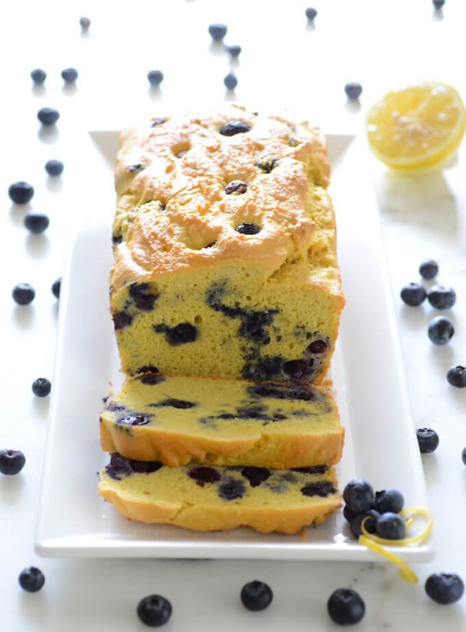 Keto Bread Recipes: Keto Blueberry Lemon Bread