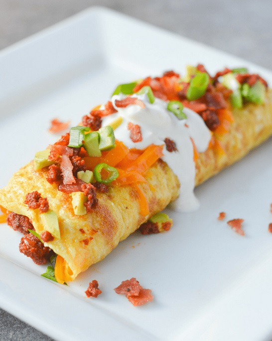 Keto Breakfast Recipes: Chorizo Omelette