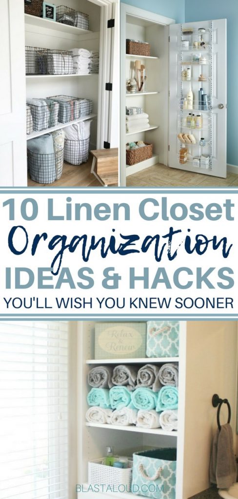 DIY Linen Closet Organization Ideas