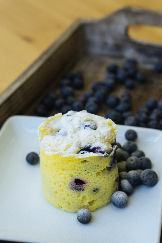 Blueberry Keto Mug Cake