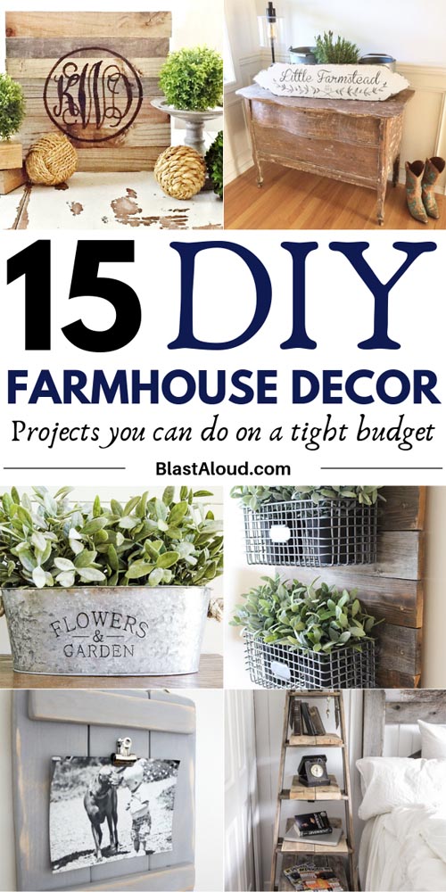Easy DIY Farmhouse Decor Ideas