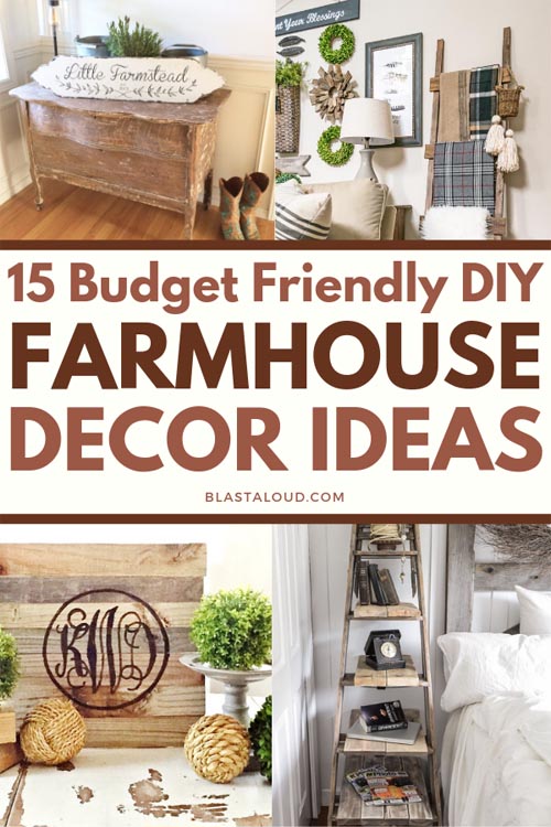 Easy DIY Farmhouse Decor Ideas