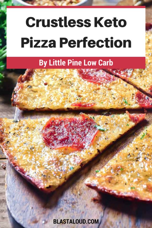 Crustless Pizza Perfection Keto Pizza