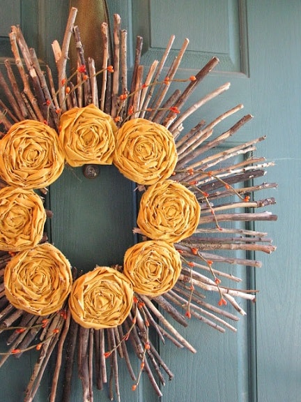 DIY Fall Wreath: Sunshine Wreath