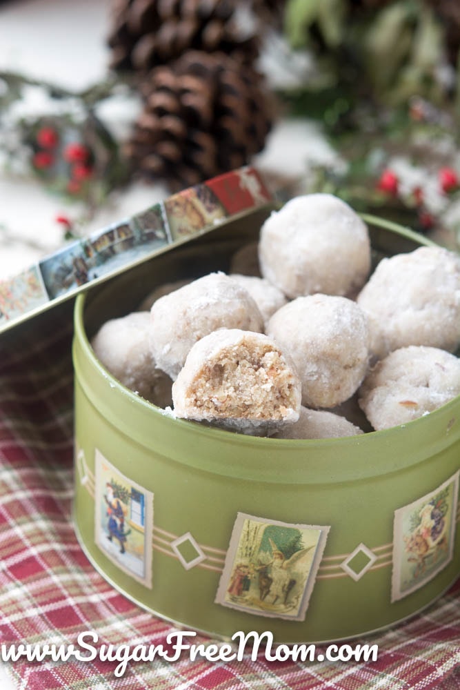Keto Cookie Recipes: Pecan Snowball Cookies