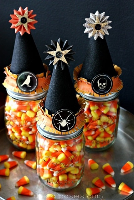 Halloween mason jar gift ideas: Witch Vitamins