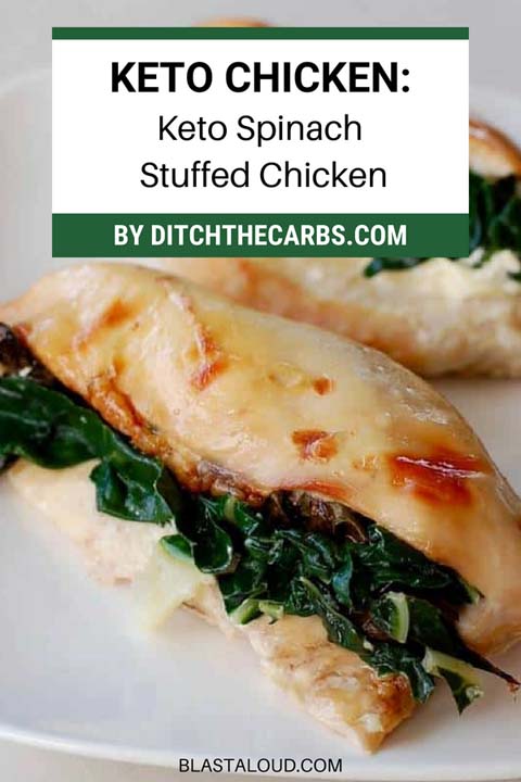 Keto Chicken Dinner Recipes: Keto Spinach Stuffed Chicken