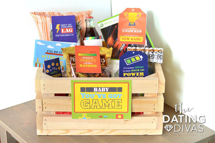 DIY Gift Baskets For Men: Gamers Gift Bakset