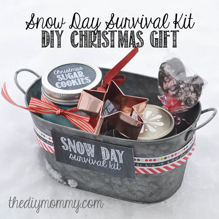 DIY Gift Baskets For Men: Snow Survival Kit