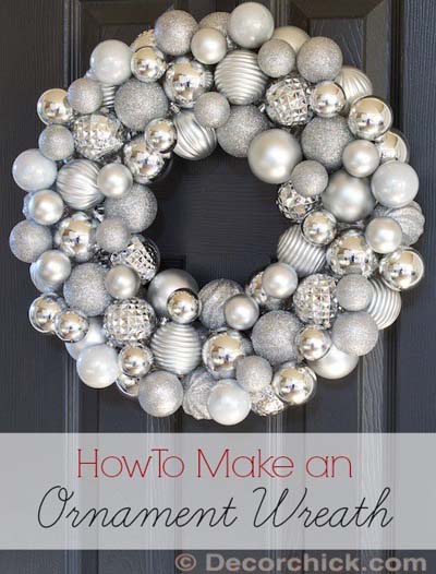 DIY Christmas Wreaths: Christmas Ornament Wreath