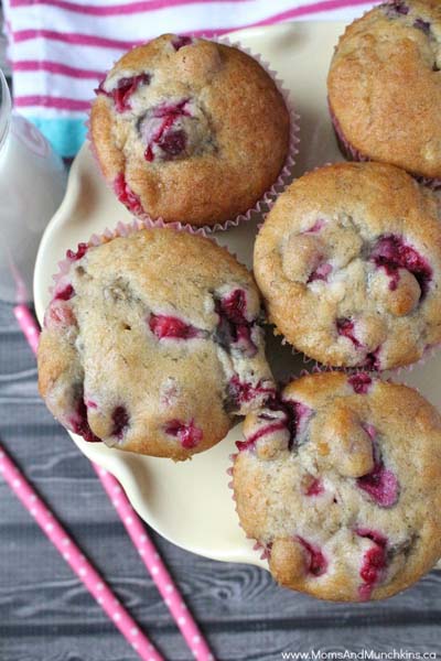 Cranberry Dessert Recipes: Cranberry Banana Muffins