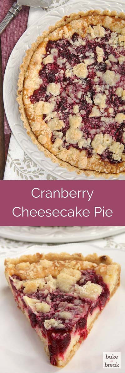 Cranberry Dessert Recipes: Cranberry Cheesecake Pie