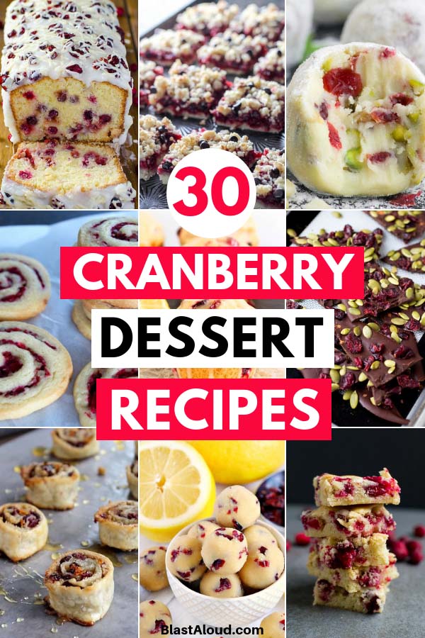 Cranberry Dessert Recipes