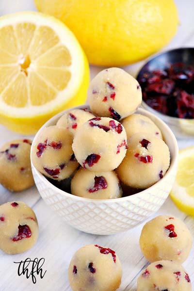 Cranberry Dessert Recipes: Cranberry Lemon Ball Truffles