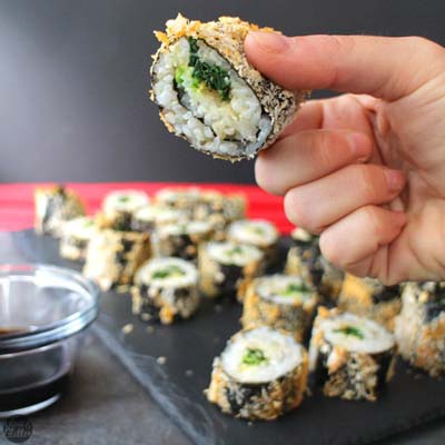 Healthy Air Fryer Recipes: Crunchy Air Fryer Sushi Roll