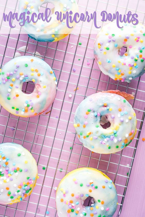 Unicorn desserts: Magical Unicorn Donuts