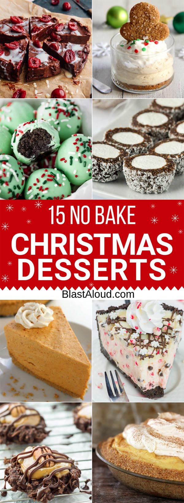 No Bake Christmas Desserts