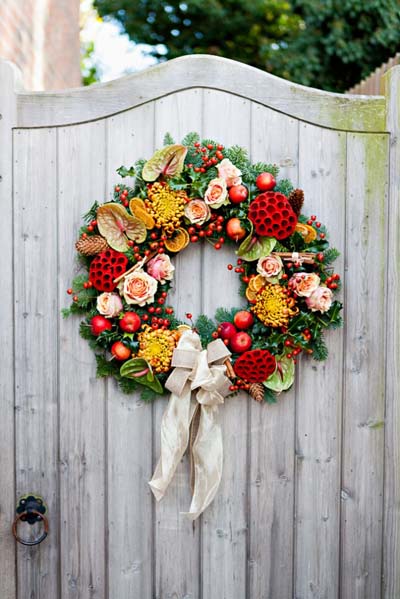 DIY Christmas Wreaths: Traditional Christmas Wreath