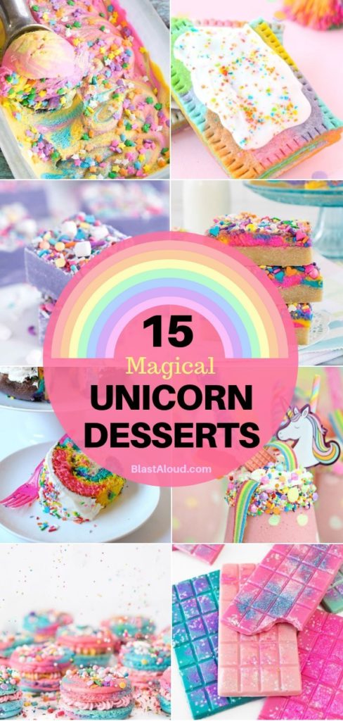 Unicorn Desserts for a magical unicorn party!