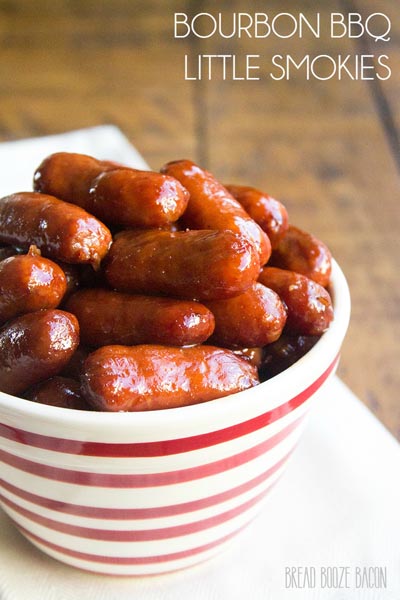 Party Snack Ideas & Party Appetizers: Bourbon Bbq Little Smokies