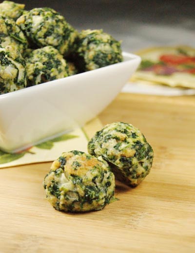 Party Snack Ideas & Party Appetizers: Spinach Balls