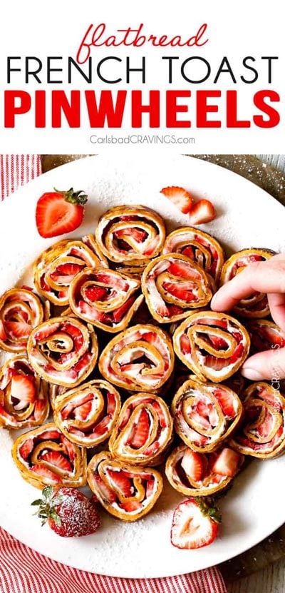 Pinwheel Appetizers & Pinwheel roll ups: French Toast Roll Ups