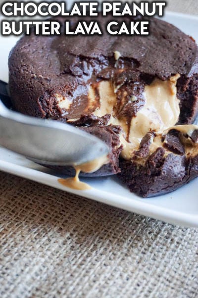 Keto Chocolate Dessert Recipes: Chocolate Peanut Butter Lava Cake
