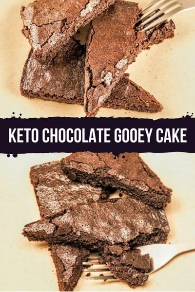 Keto Chocolate Dessert Recipes: Keto Gooey Chocolate Cake